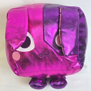 Roblox Pet Simulator x Deluxe Tech Cyborg Bunny Plush Toy, Metallic Pink Purple